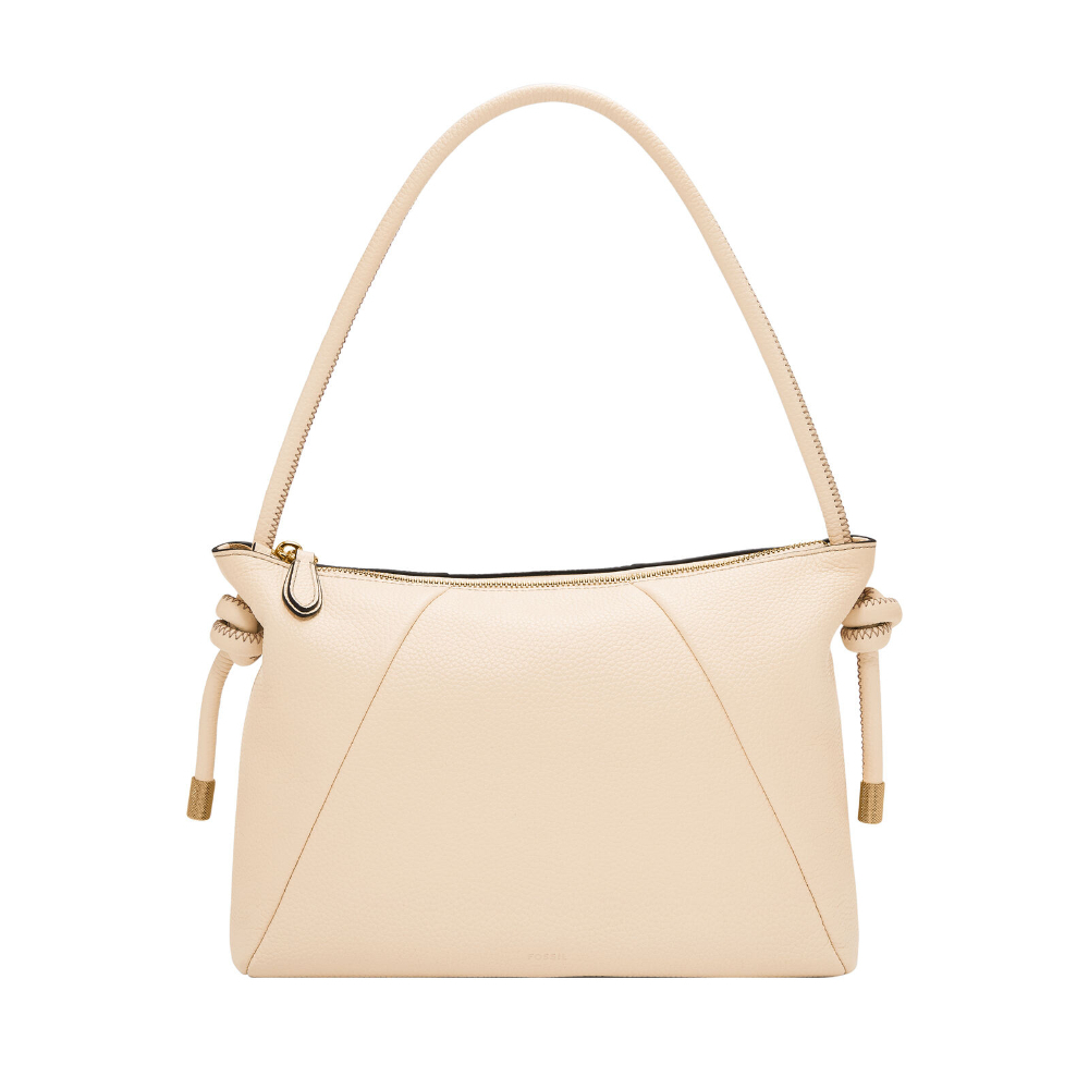 Willa 真皮肩背包-米白色 ZB11119120