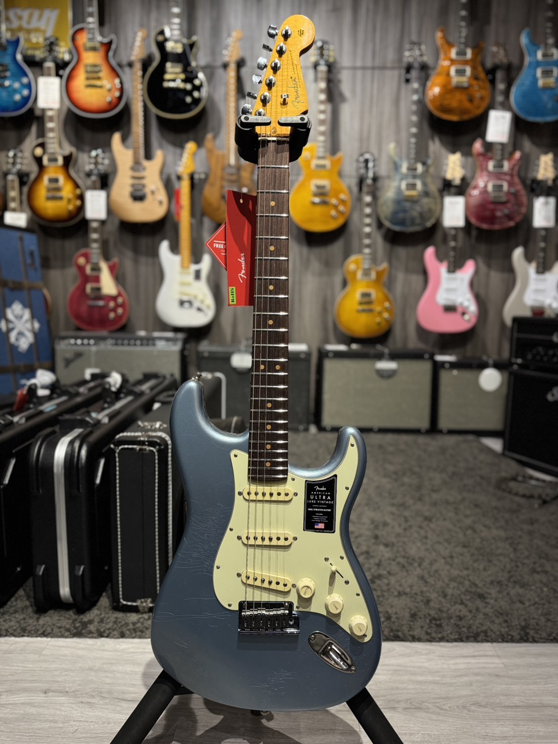 Fender AM Ultra Luxe Vintage 60s Strat 電吉他 公司貨【宛伶樂器】