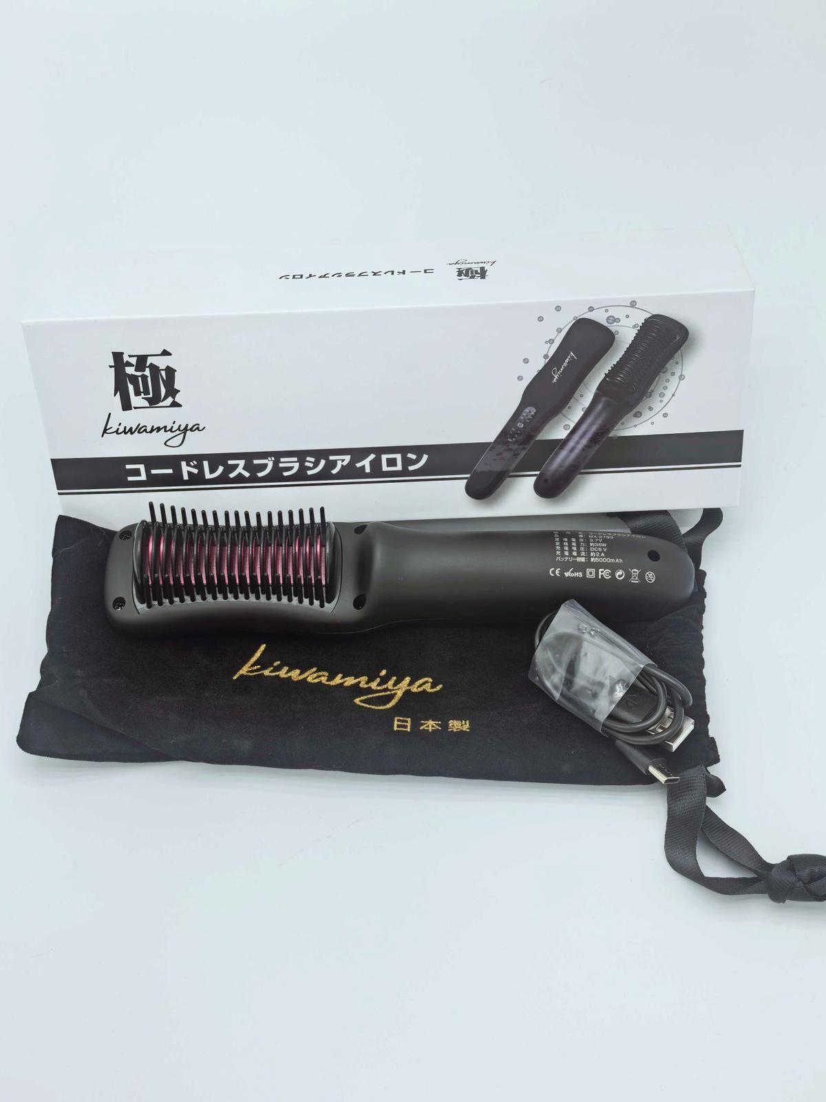 【直播】LL090549 日本遠紅外線無線順滑直髮梳 (送氣囊梳 (顏色隨機))