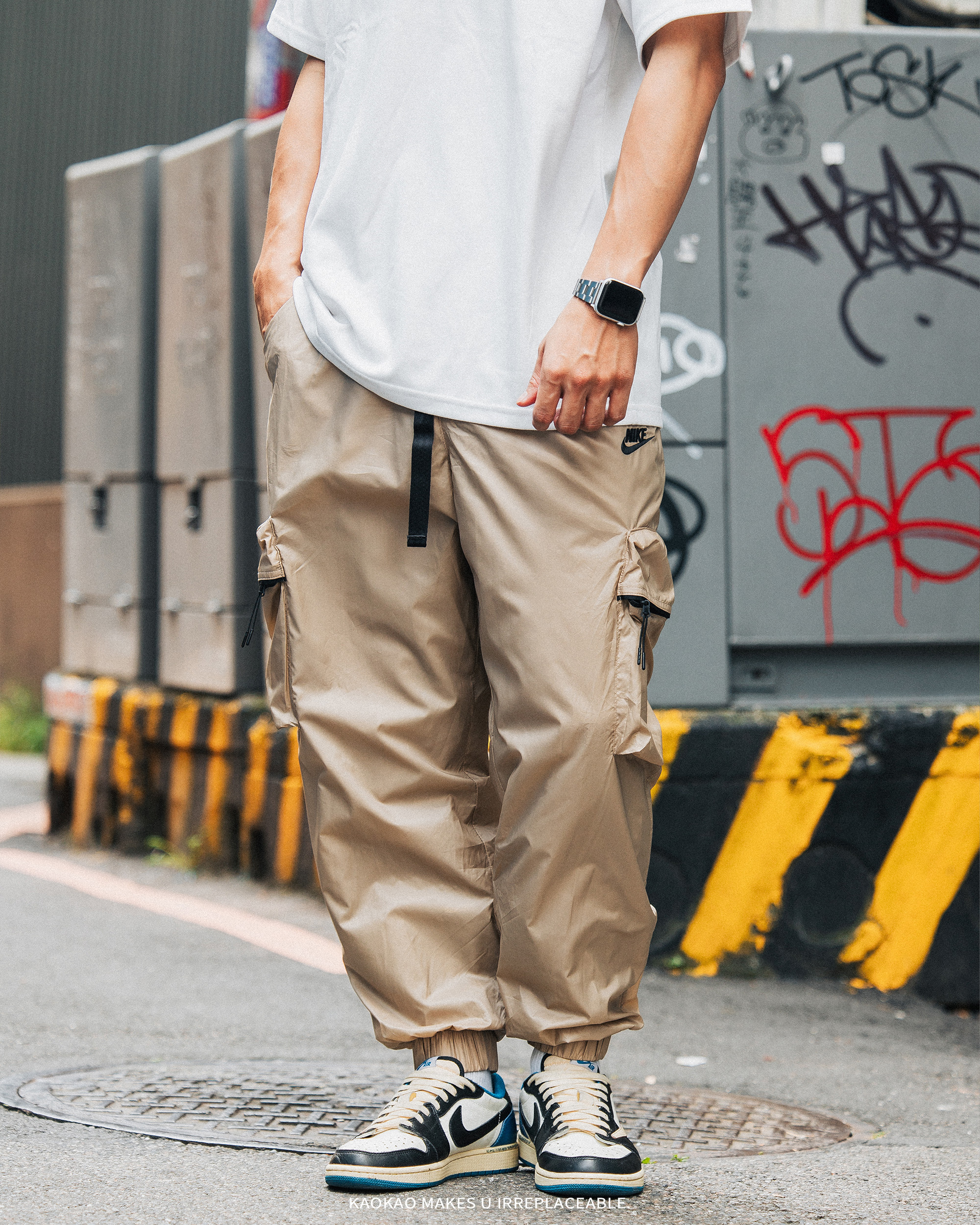 NIKE 梭織 大口袋 長褲【FB7912-010/247】