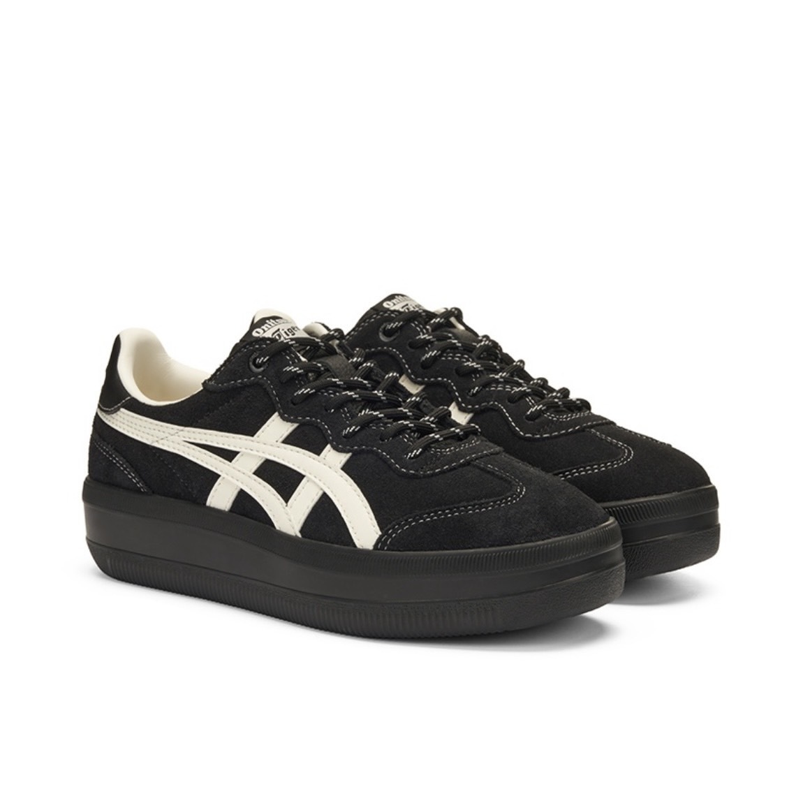 <秋冬調色盤>Onitsuka Tiger Tokuten CHUNK 鬼塚虎 厚底 麂皮 黑色
