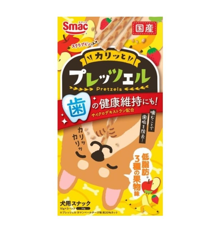 Smack 狗狗百力滋 低脂肪 香蕉 蘋果 草莓口味 30g