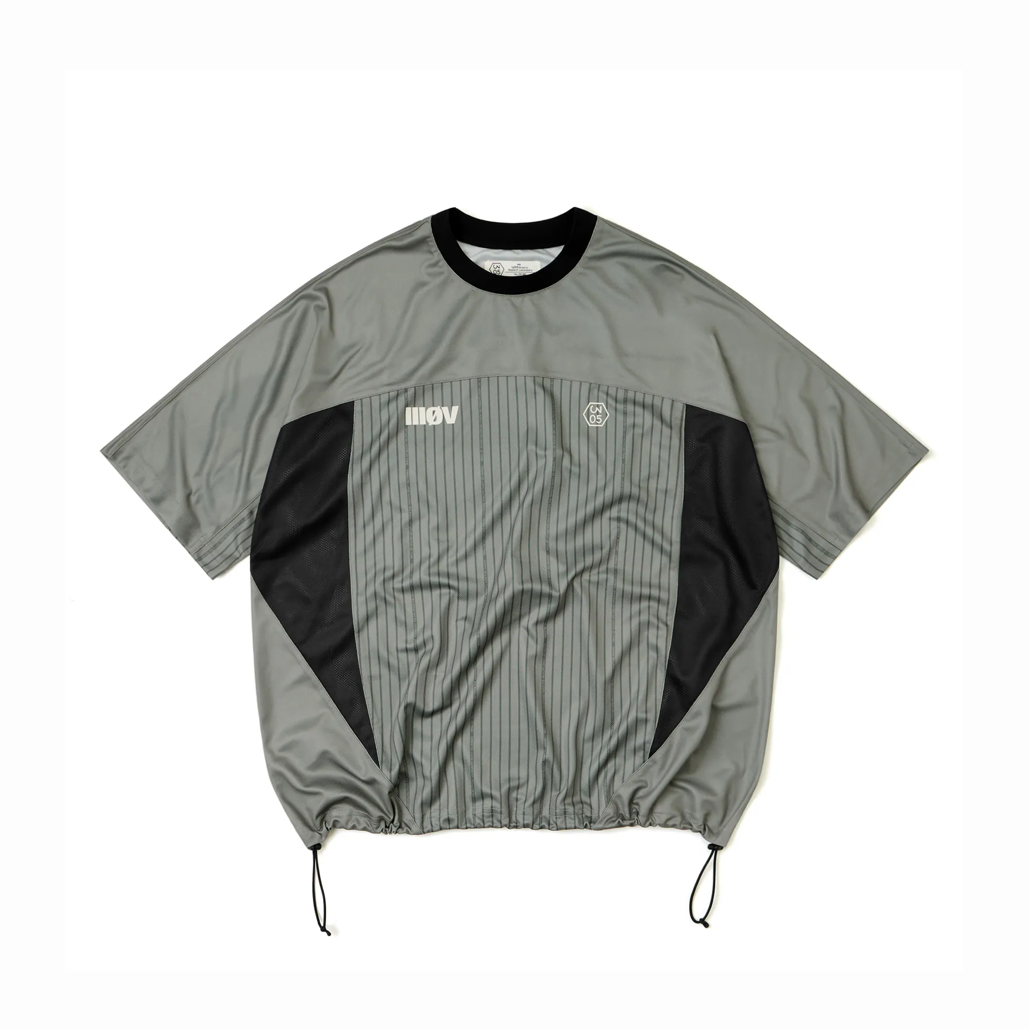 Wall of Sound - 6:55/“PLASTIC” Lab-Jersey Tee Neo - Grey