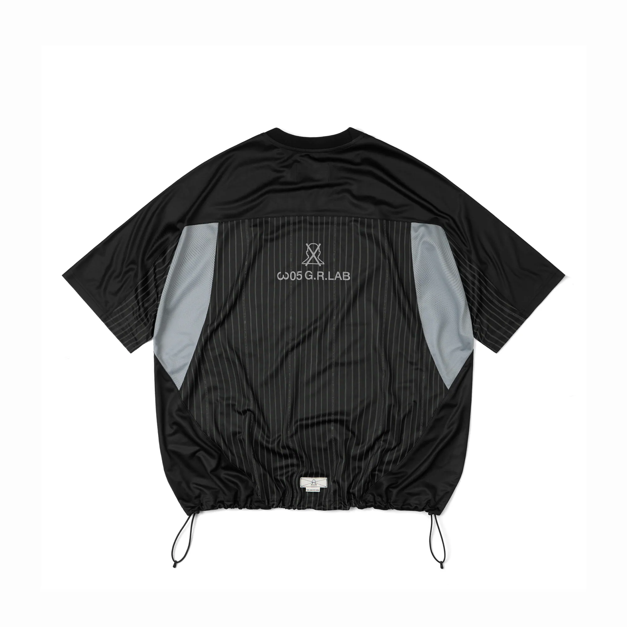 Wall of Sound - 6:55/“PLASTIC” Lab-Jersey Tee Neo - Black