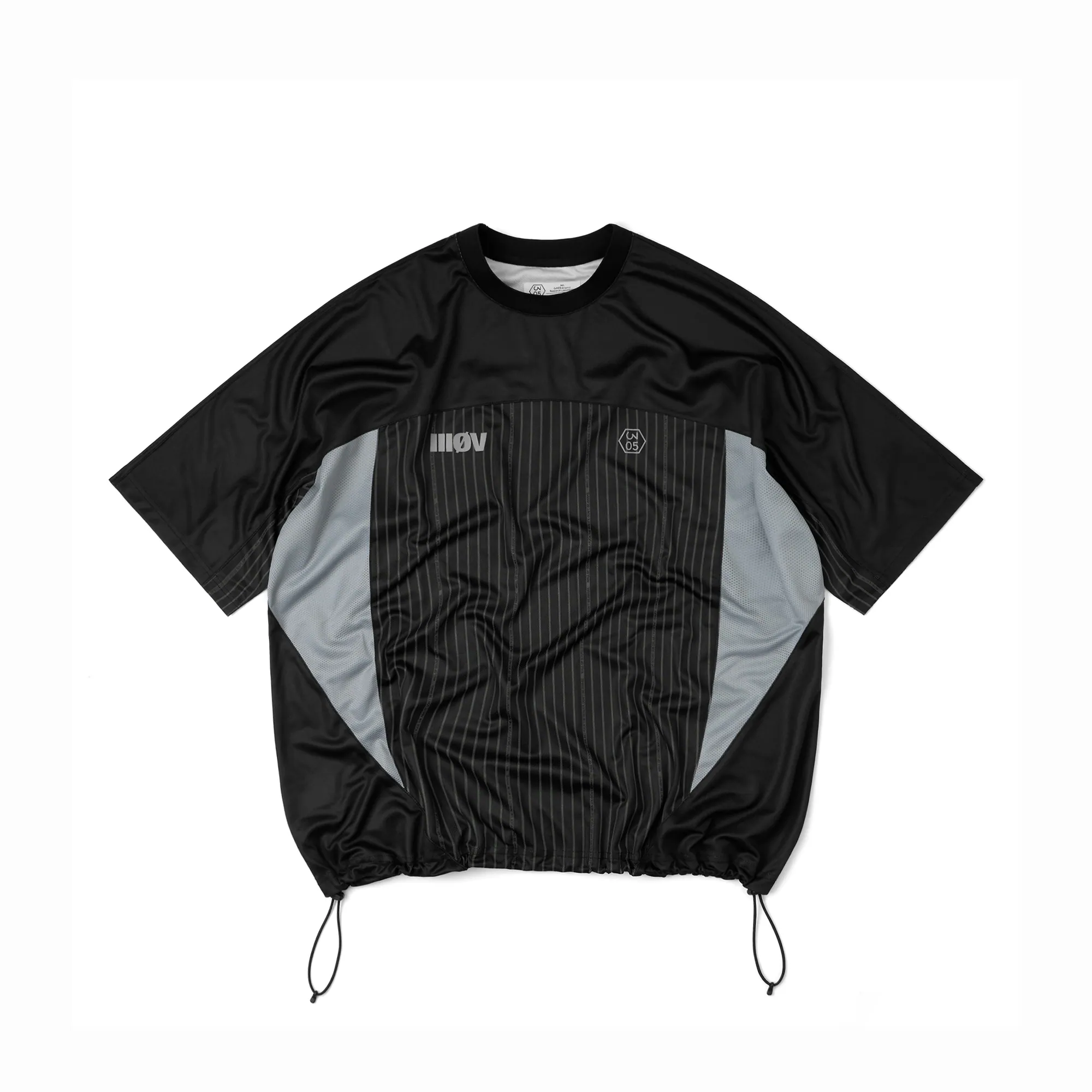 Wall of Sound - 6:55/“PLASTIC” Lab-Jersey Tee Neo - Black