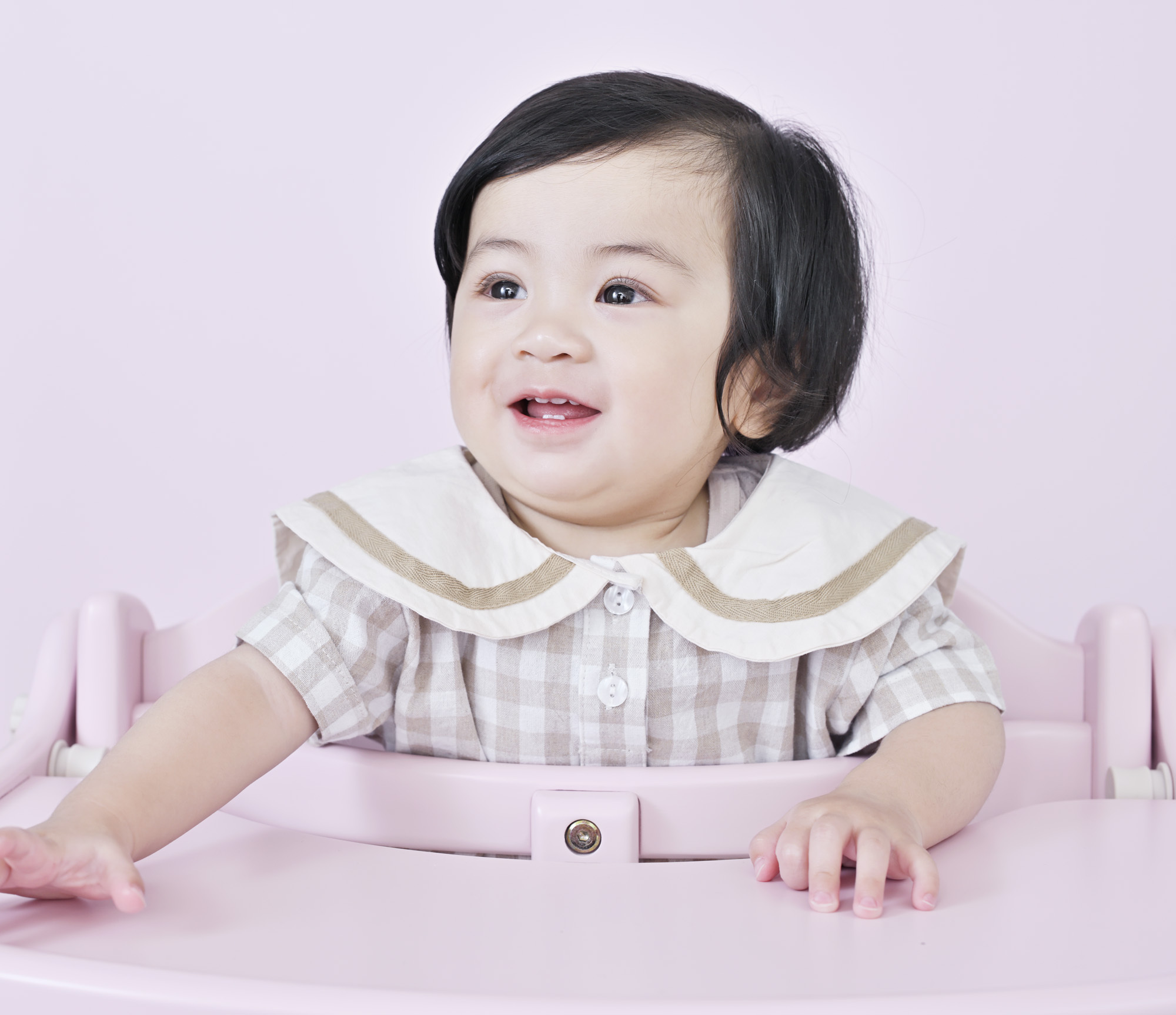 Yamatoya Affel Sorbet Baby Highchair - Peak Pink