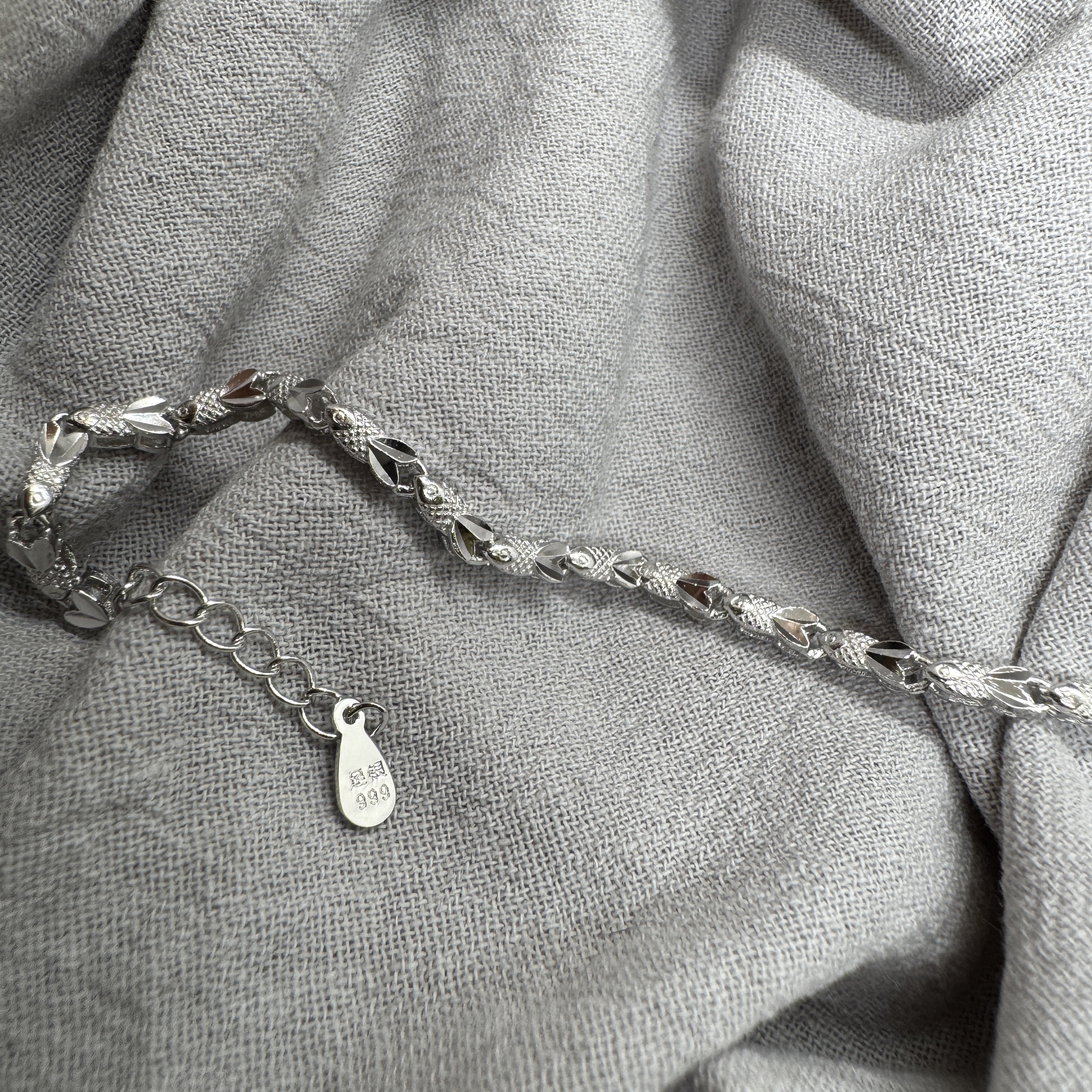 逐浪手鍊 – 純銀手鍊