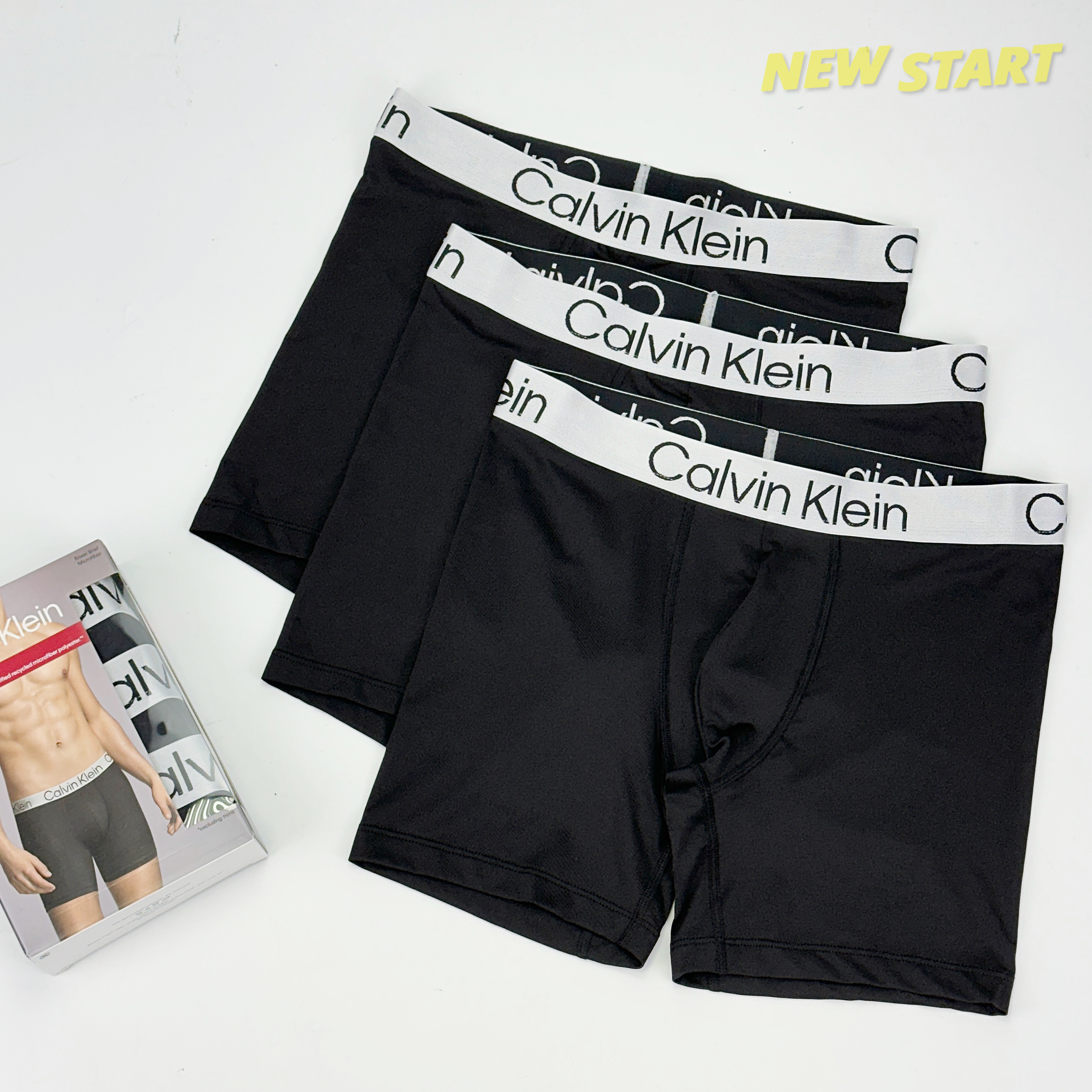 Calvin Klein CK 大字母 彈力 涼感 內褲 三件組 男生內褲