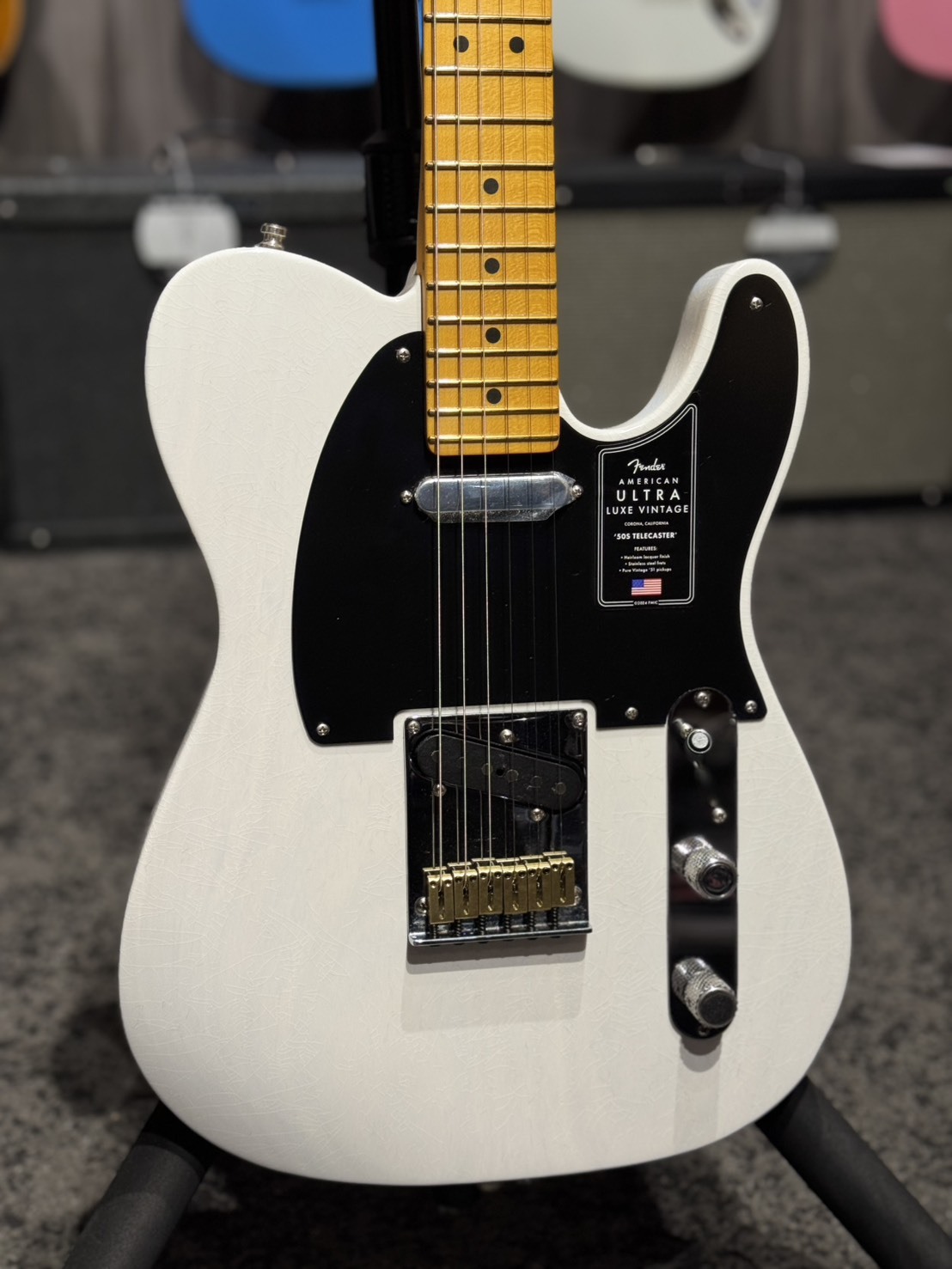 Fender AM Ultra Luxe Vintage Tele 電吉他 公司貨【宛伶樂器】