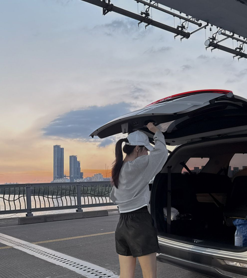 假兩件薄長袖上衣(灰色)