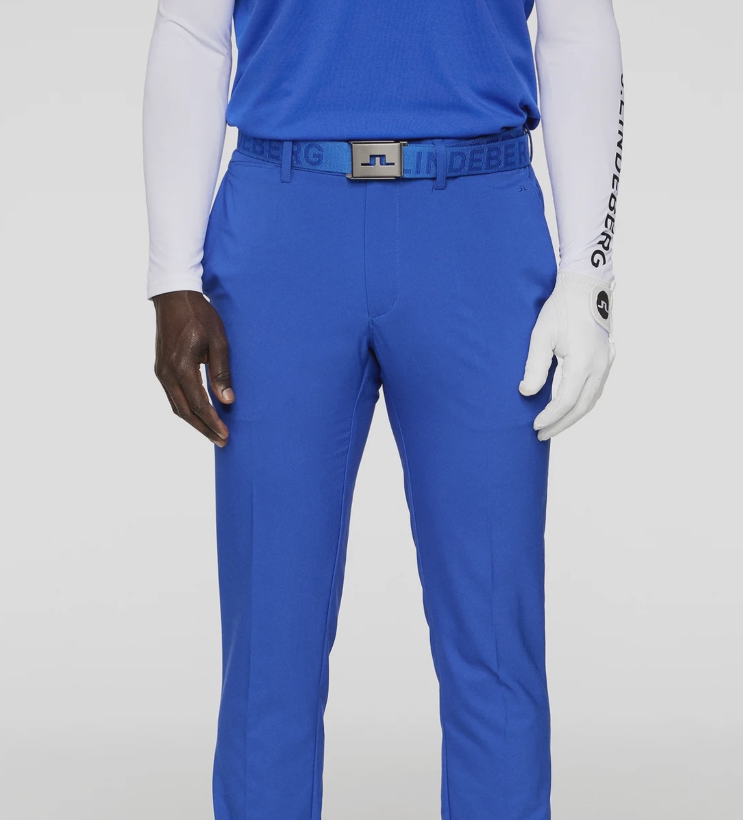 男【現貨】JLindeberg Elof golf pant Brilliant blue 夏季涼爽彈性長褲/（31490JL)