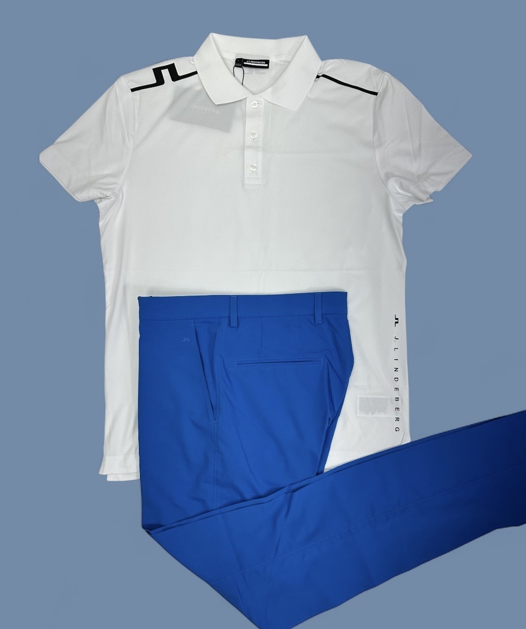 男【現貨】JLindeberg Elof golf pant Brilliant blue 夏季涼爽彈性長褲/（31490JL)
