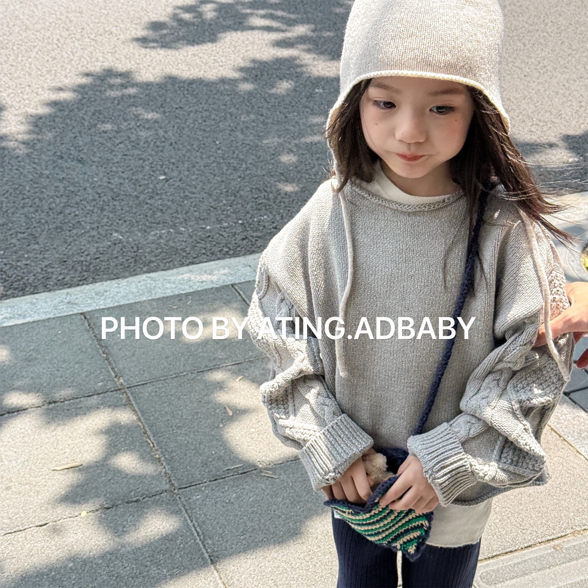 不修邊麻花毛衣