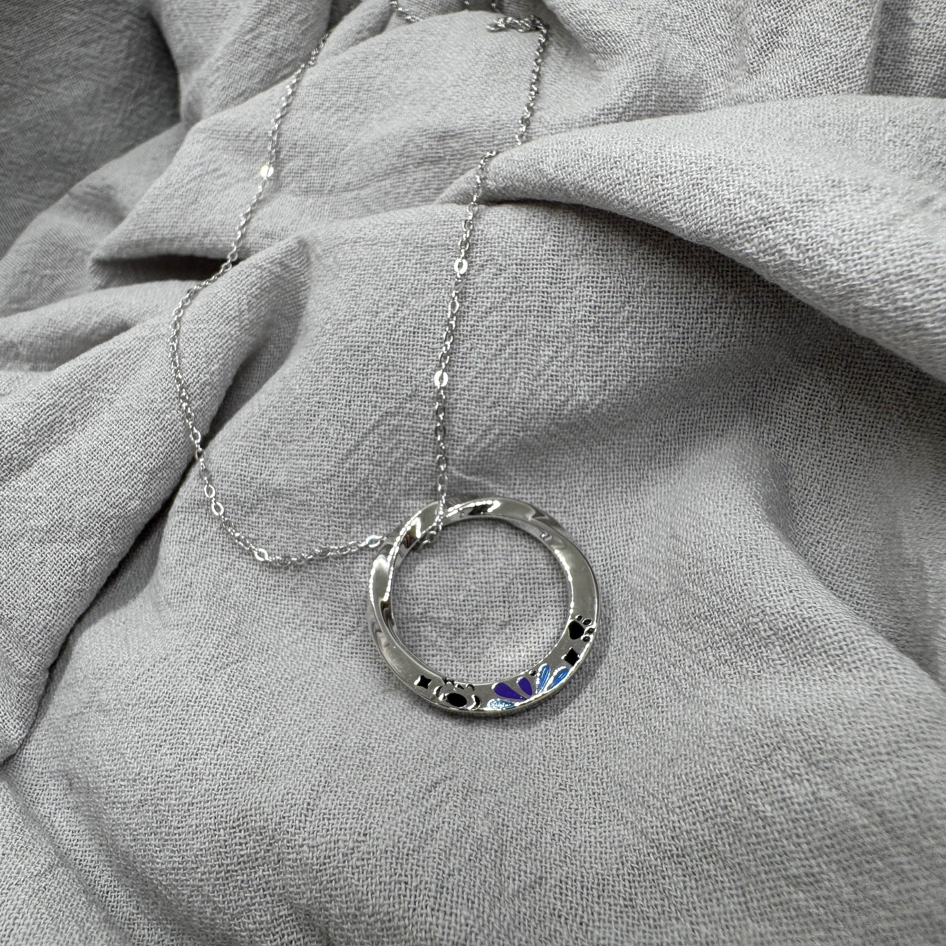 幻彩項鍊 – 純銀項鍊