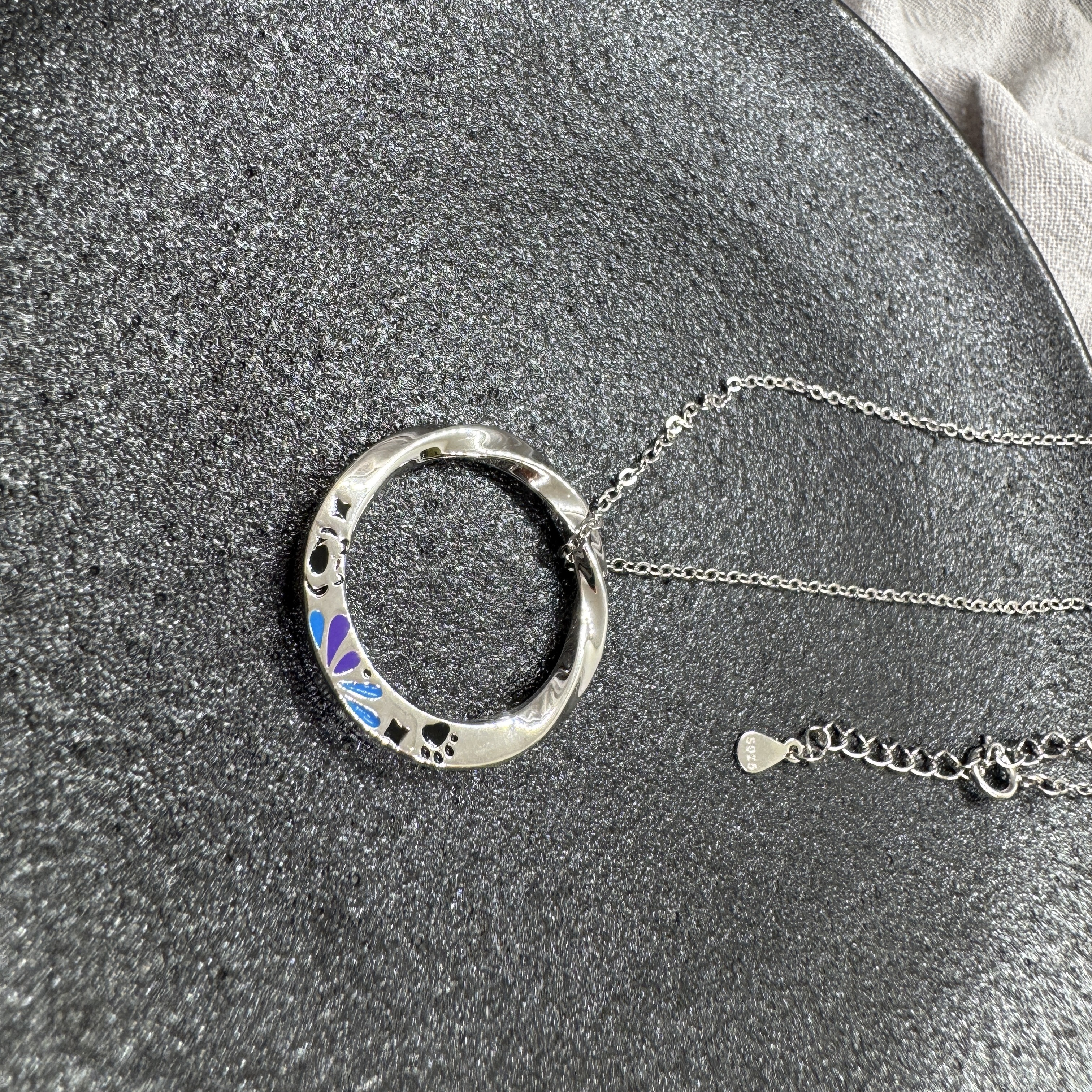 幻彩項鍊 – 純銀項鍊