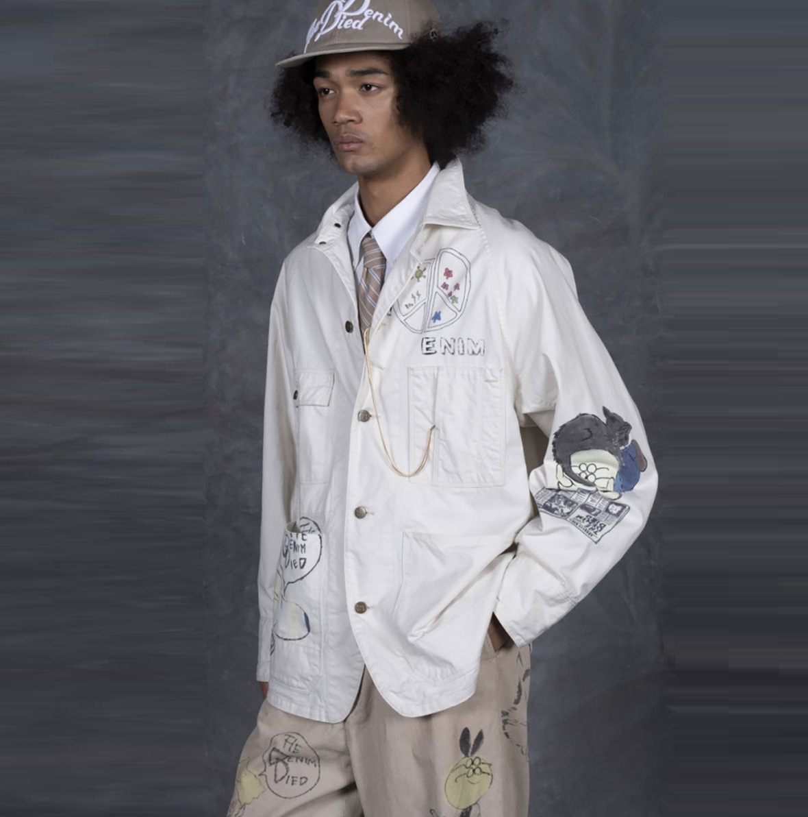 9/5 RELEASE: KAPITAL 2025 MURATA TWILL CACTUS BEER JKT (Memorial Paint Model) - PRE ORDER ITEM (預訂中)