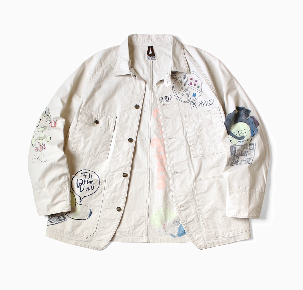 9/5 RELEASE: KAPITAL 2025 MURATA TWILL CACTUS BEER JKT (Memorial Paint Model) - PRE ORDER ITEM (預訂中)