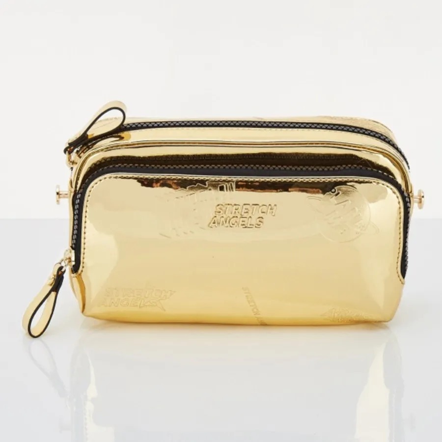 【直播】STRETCH ANGELS LL0905503 金色斜挎包