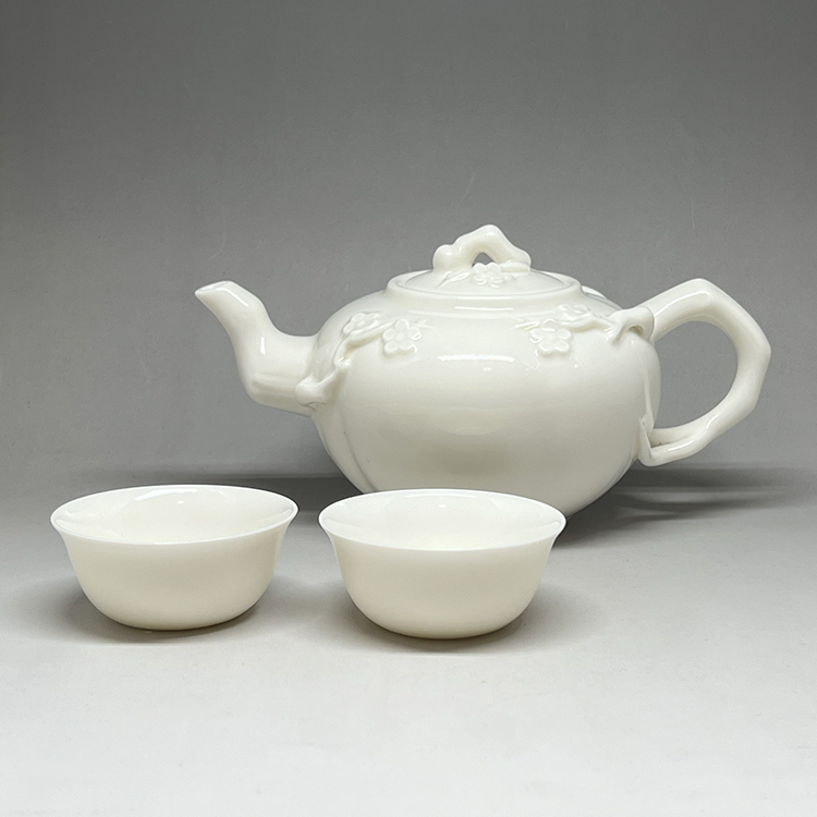 茶香自在】曉芳窯蔡曉芳大師牙白釉小杯對杯