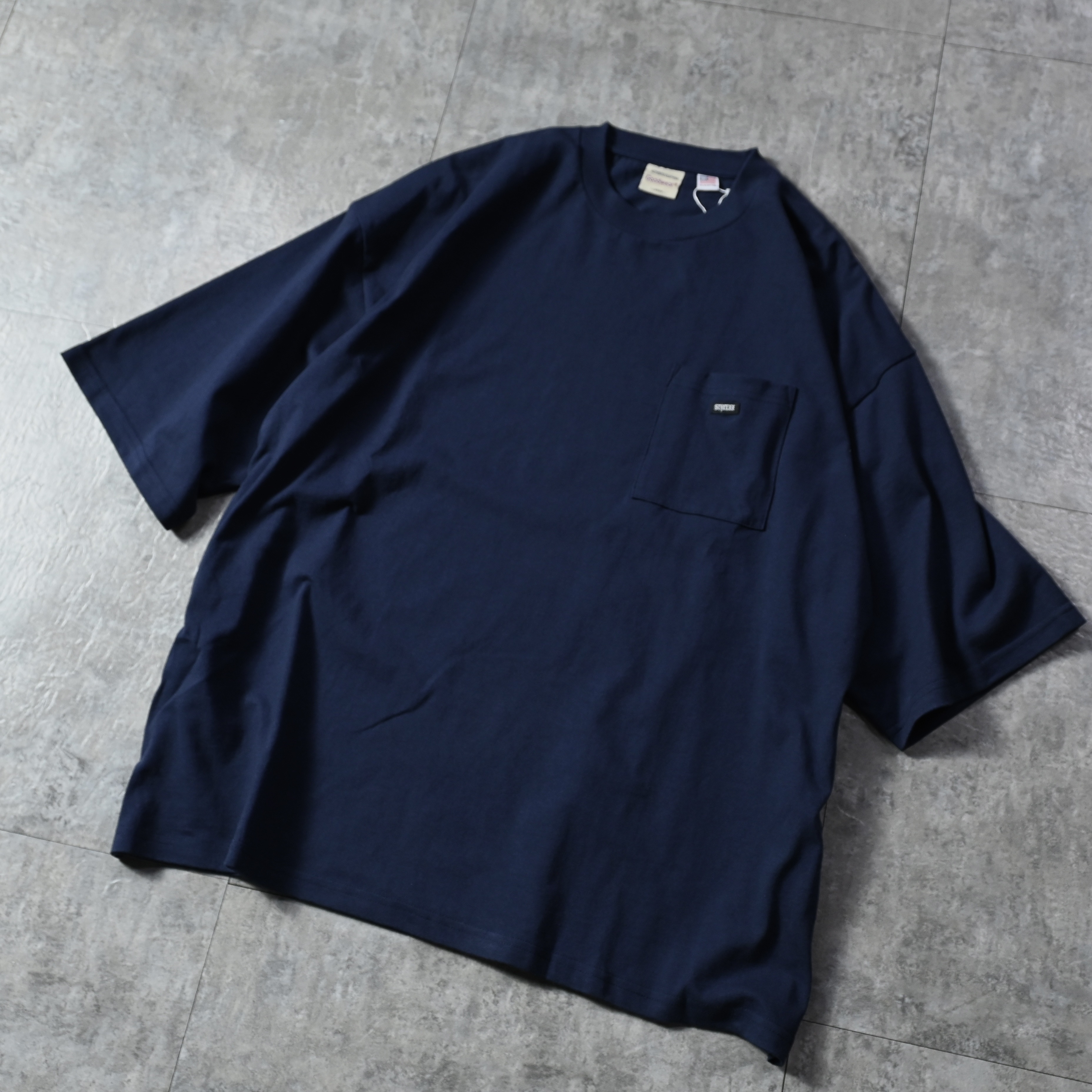 Stylexx x Goodwear Japan USA Cotton Super Big Pocket Tee