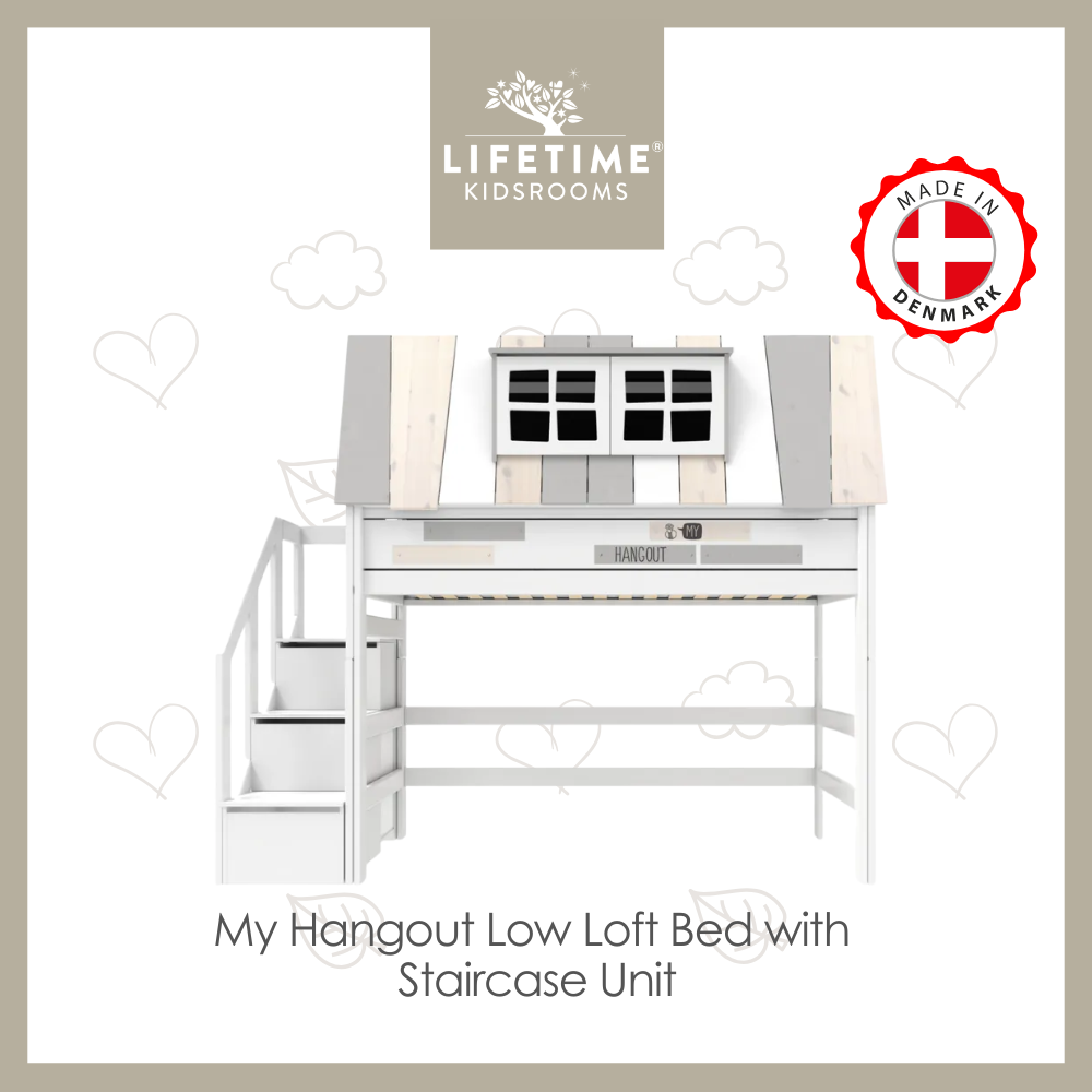 Lifetime Hangout on Low Loft with Staircase