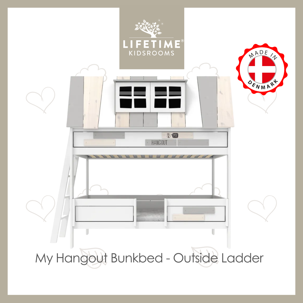 Lifetime Bunk bed - My Hangout (outside ladder) - 90 x 200