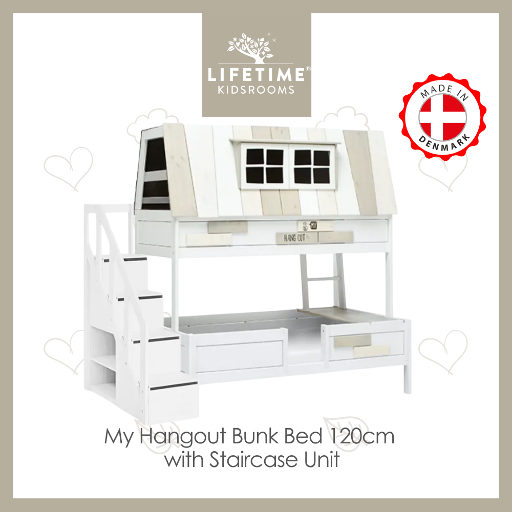 Lifetime Hangout Bunk with Staircase - 120