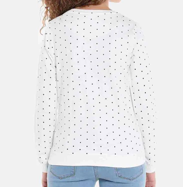 [S] DKNY IVORY TRICOT STUDDED TOP, DJ4T1000-IVY [FINAL SALE] (SD1306)