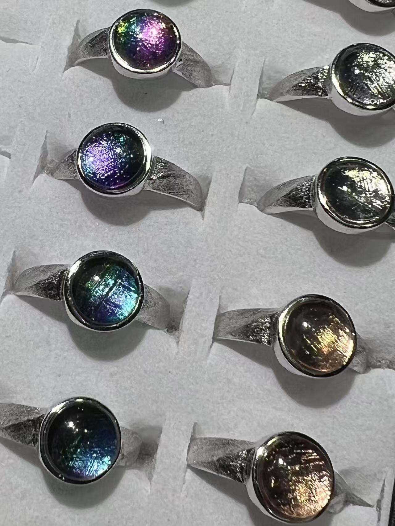 250905 - E25 瑞典天鐵純銀中性款開口戒指（隨機顏色） (9月中到貨）