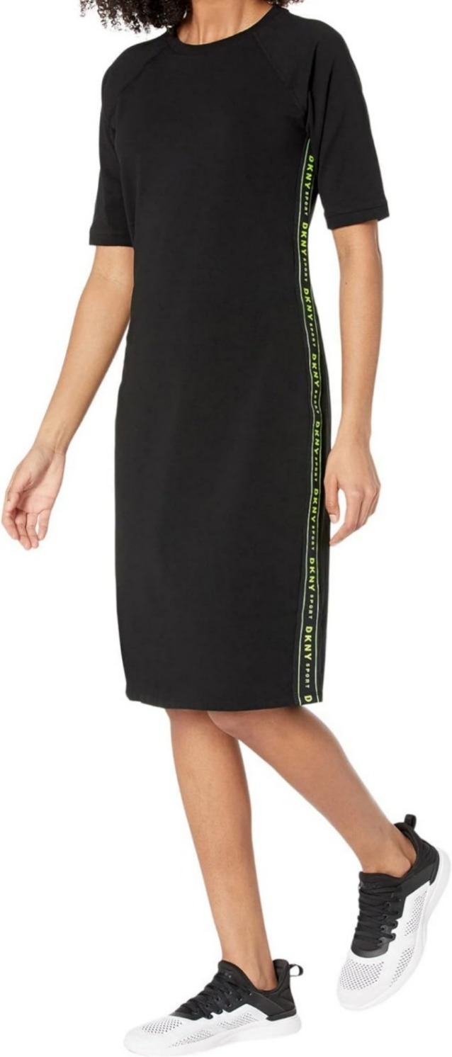 [S] DKNY ZEST SIDE LOGO TAPING DRESS, DP1D4250-ZST [FINAL SALE] (SD1303)