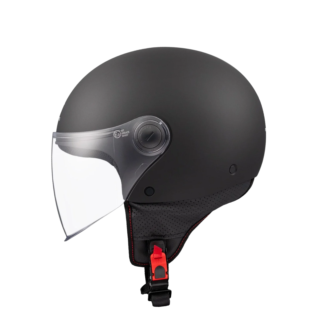 MT HELMETS STREET S SOLID A1 MATT BLACK 消光面黑色