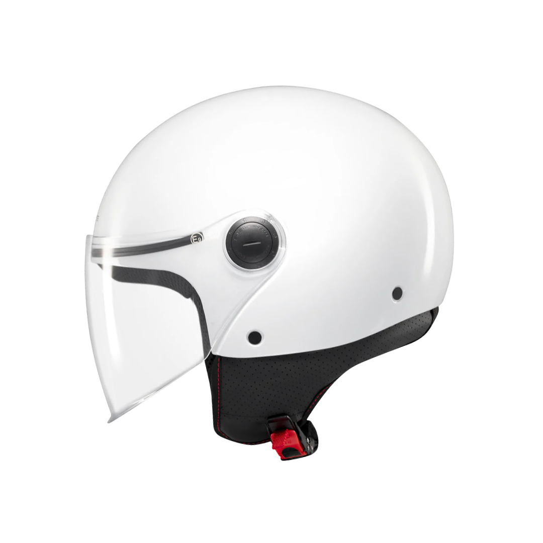 MT HELMETS STREET S SOLID A0 GLOSS WHITE 亮面白色