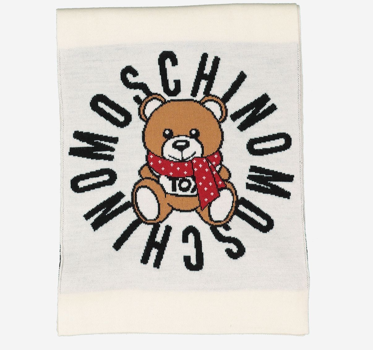 英國代購 (獨立訂單)-MOSCHINO Signature Bear&nbsp;Scarf