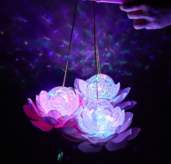 2025中秋节莲花灯笼（款式随机）