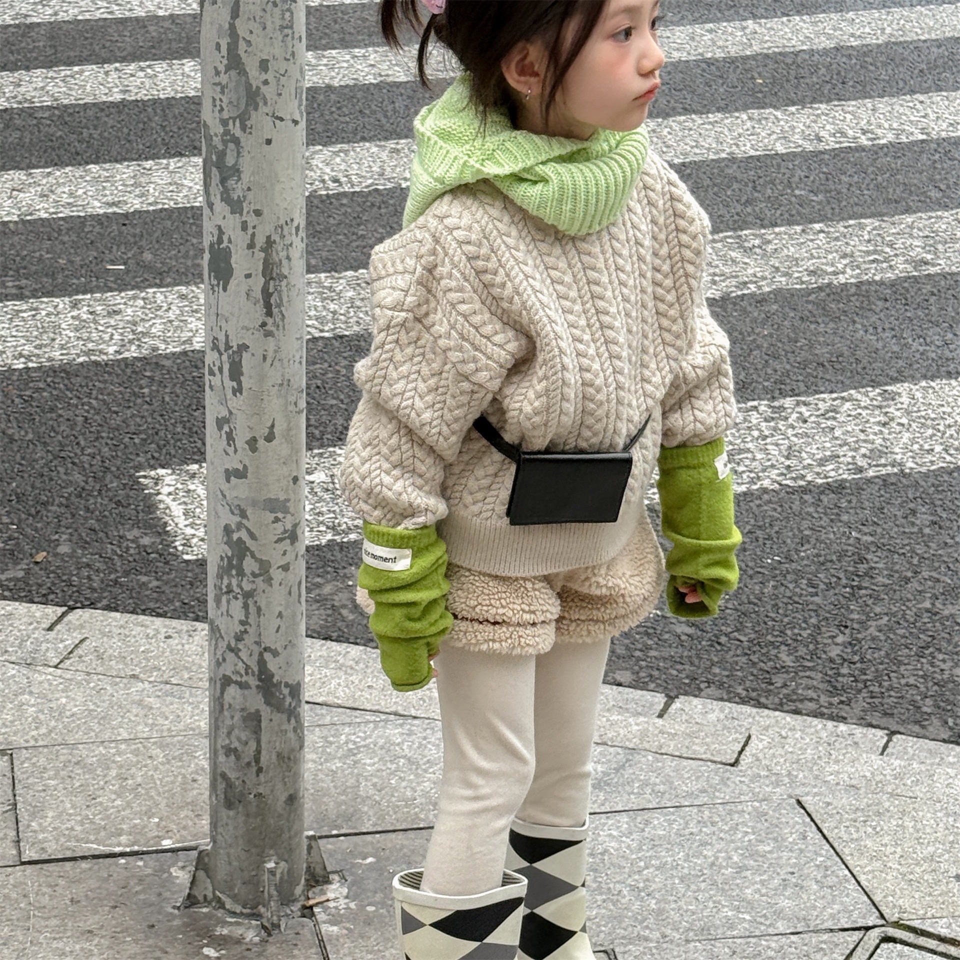 溫柔氛圍麻花毛衣