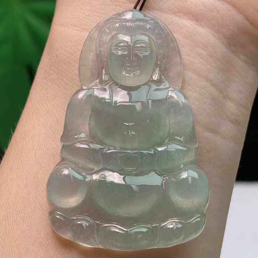 91316 翡翠冰種觀音