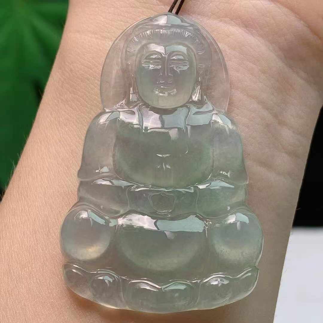 91316 翡翠冰種觀音