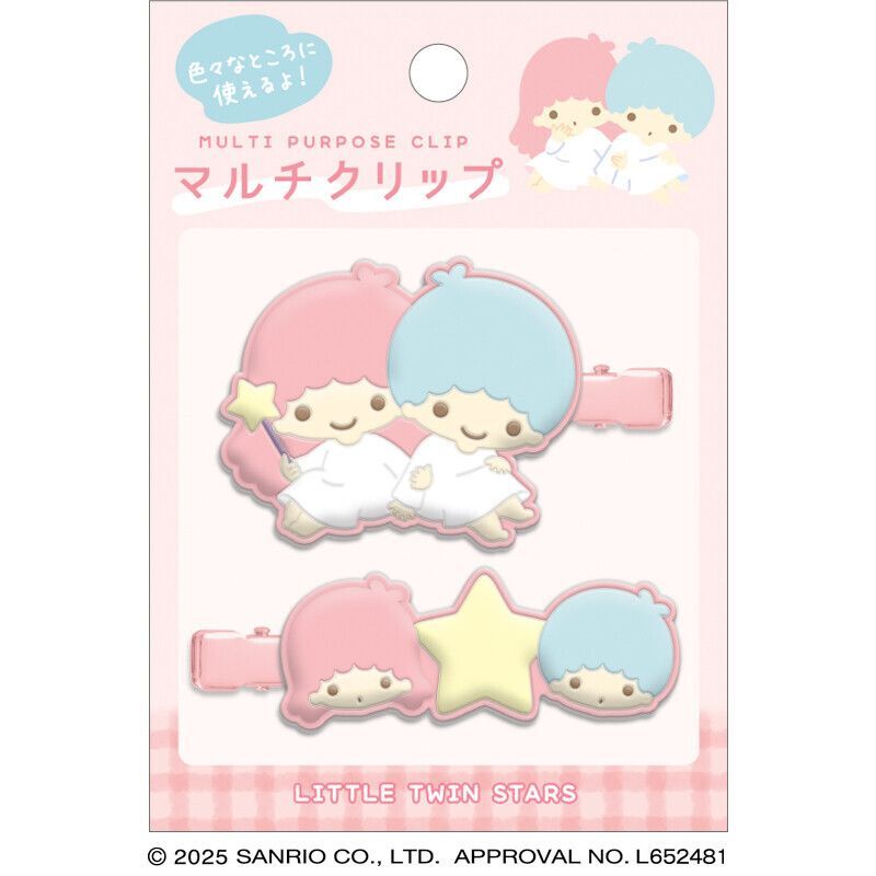 Little Twin Stars髮夾一對 [平行進口]