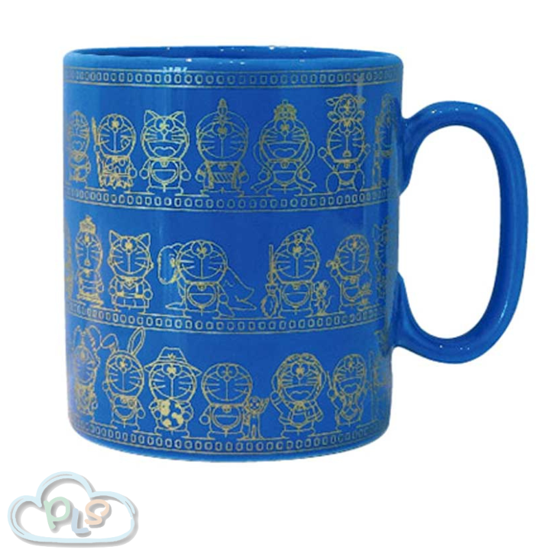 現貨日本製陶瓷馬克杯 電影多啦A夢：45週年紀念藍色 #55068