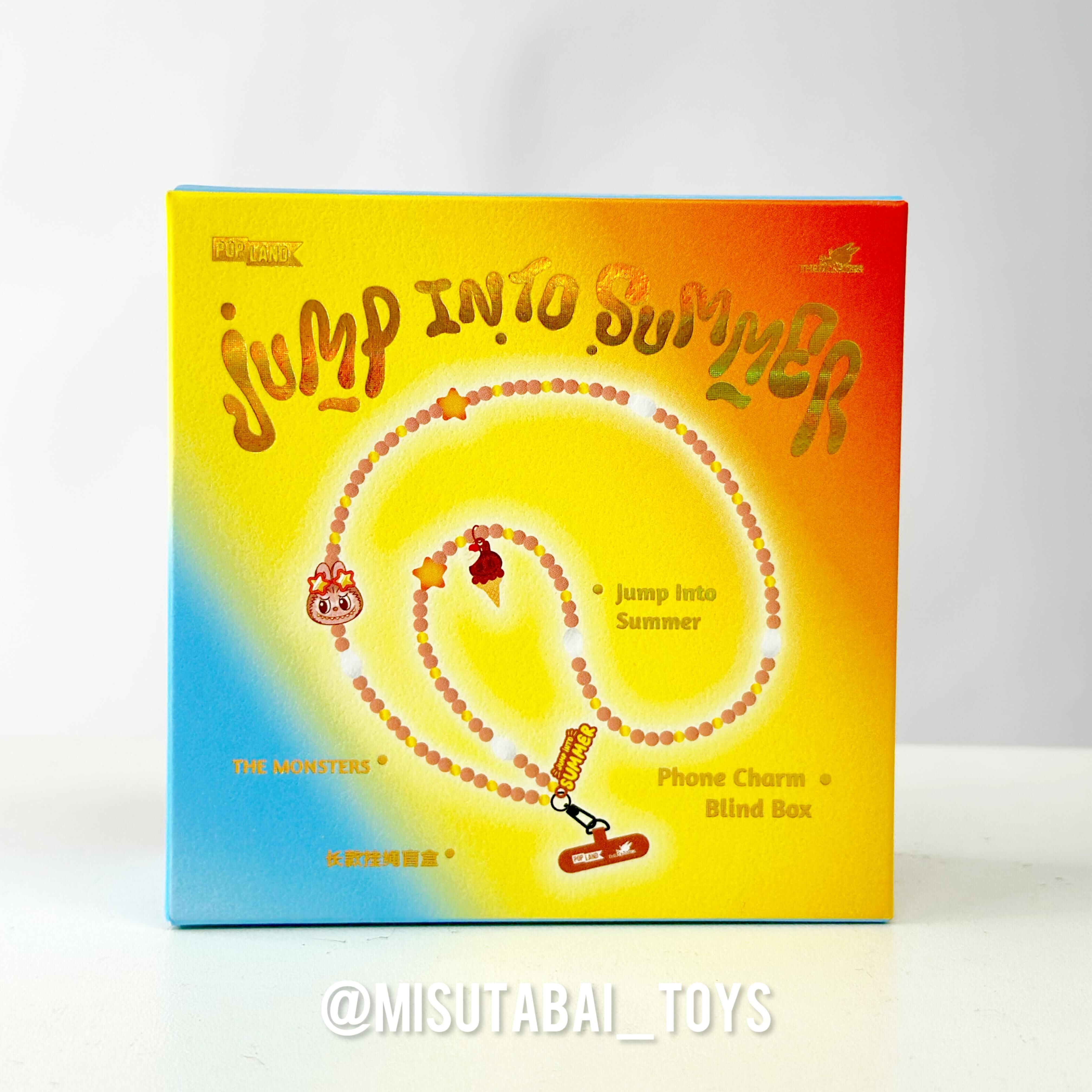 Labubu The Monster Jump into Summer Series- Phone Charm