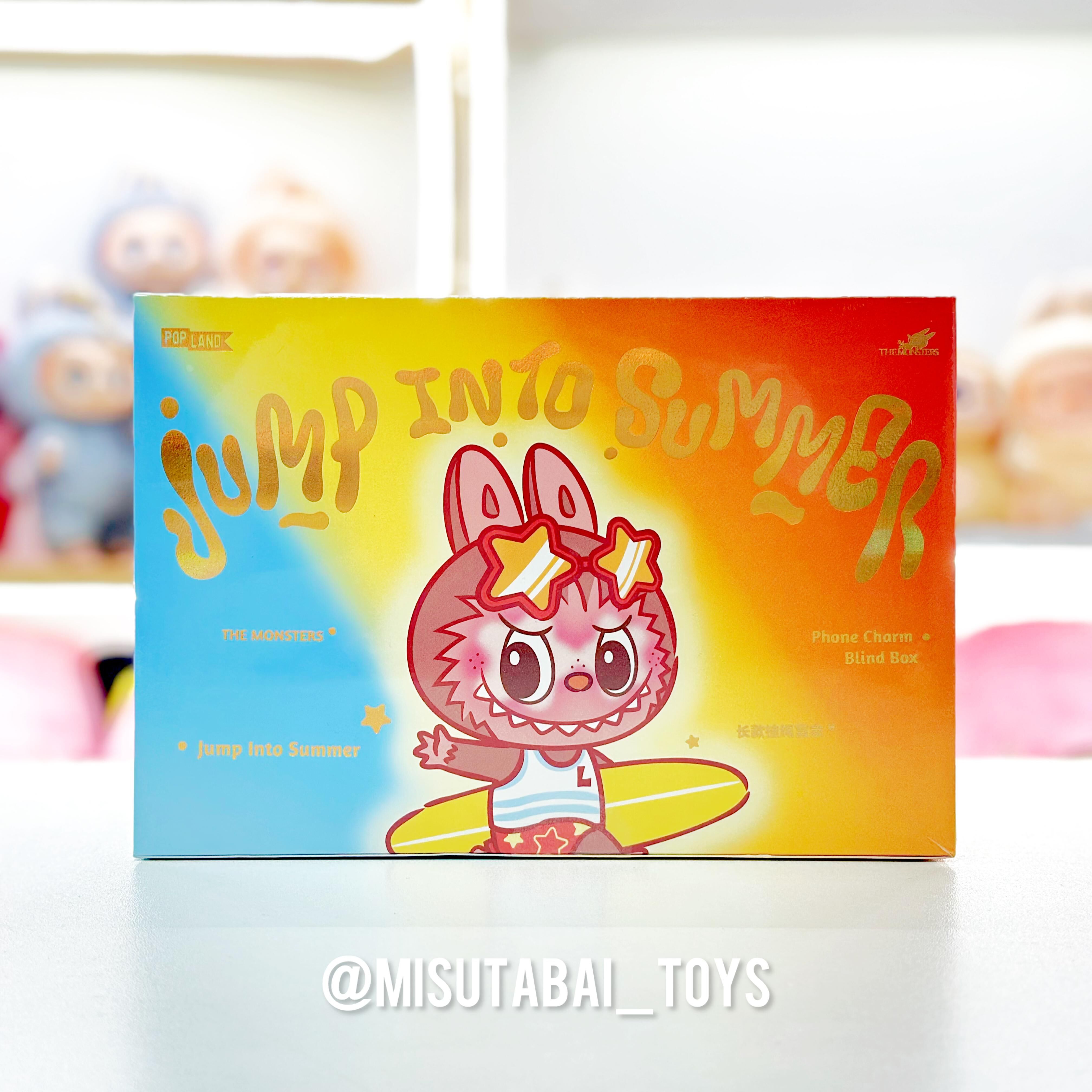 Labubu The Monster Jump into Summer Series- Phone Charm Blind Box (POPLAND)