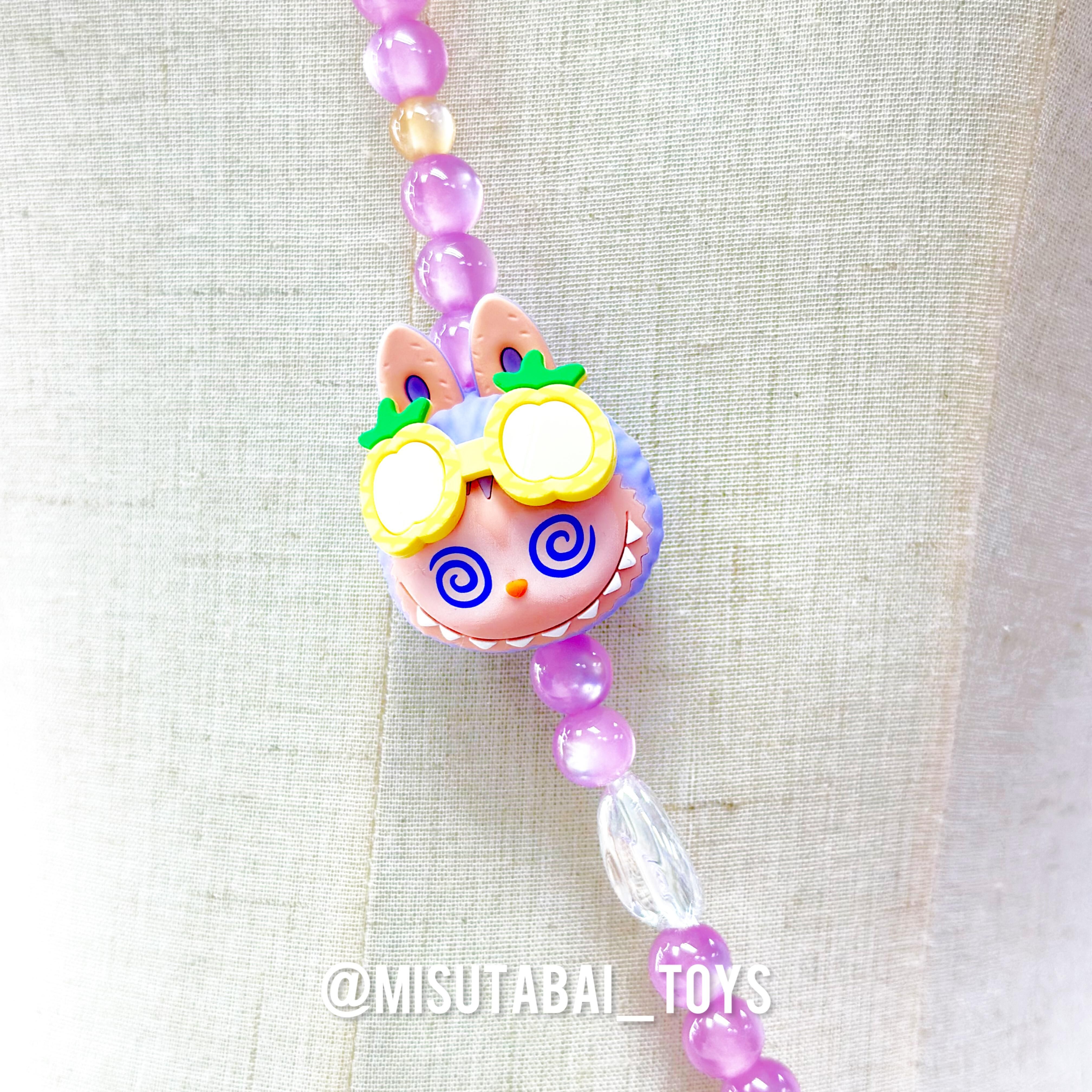 Labubu The Monster Jump into Summer Series- Phone Charm