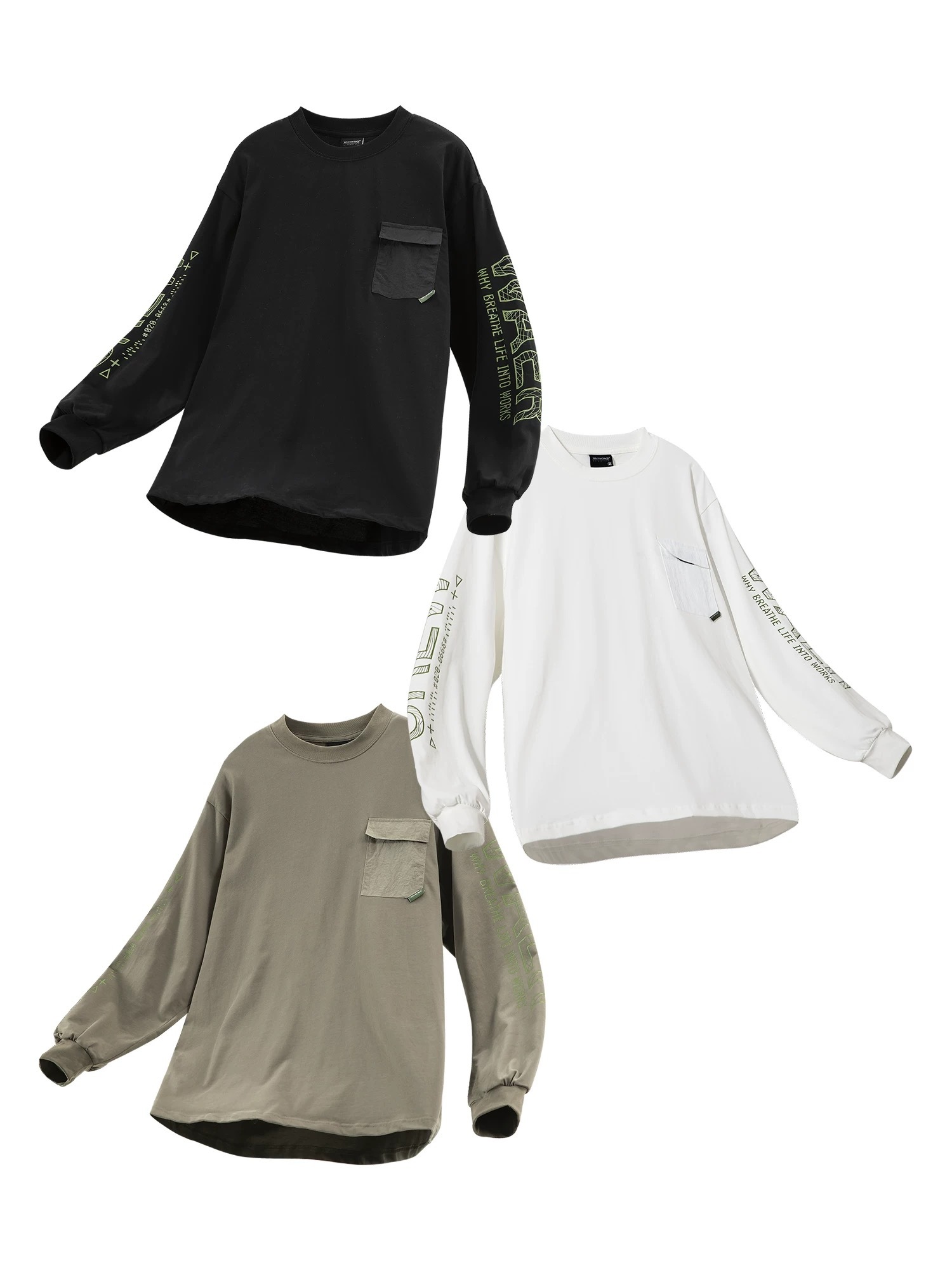 WHYWORKS 25AW [臂衍] 機能科技印花長袖上衣