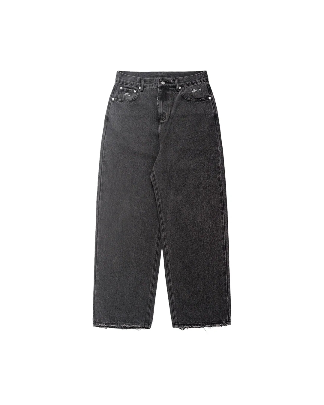 【車庫服飾】ESSENCE X SIC LEE RAW HEM BAGGY JEANS