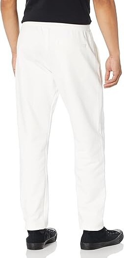 [S] ARMANI EXCHANGE WHITE COTTON FRENCH TERRY JOGGER TROUSER, 6DZPLJ-ZJ4XZ-1116 (SAX325)