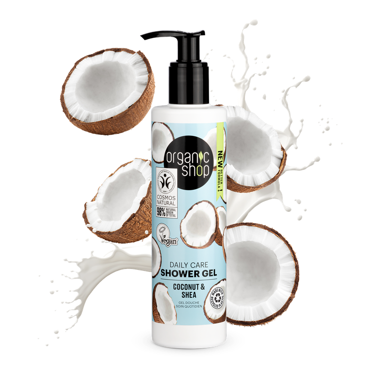 【直播】NATURA SIBERICA LL090613 有機椰子油 + 有機乳木果 保濕沐浴露280ml (買一送一)