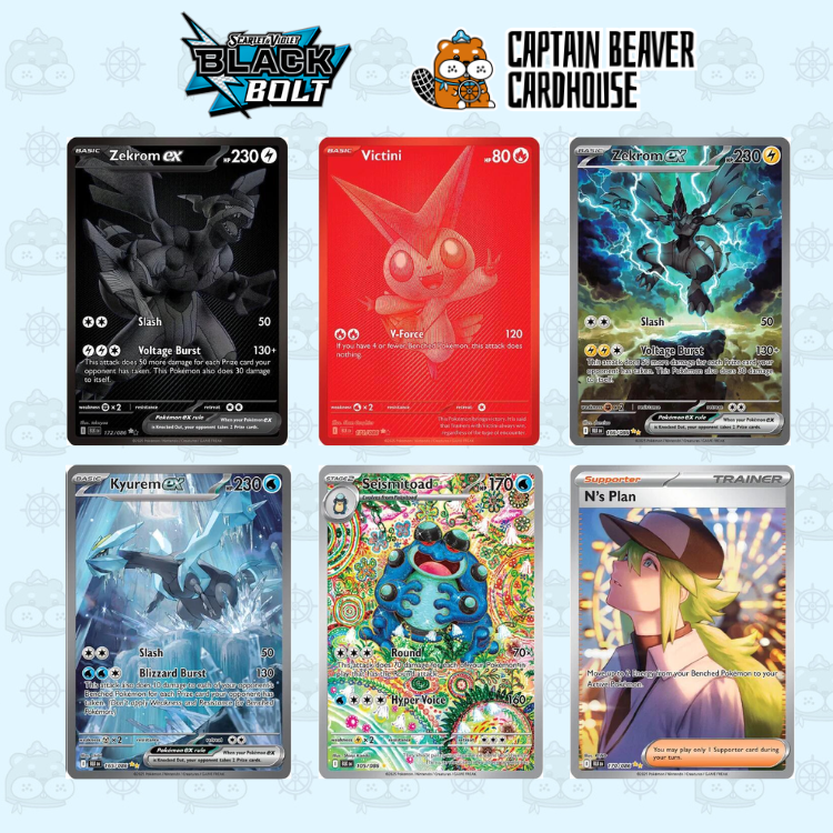 Pokemon Black Bolt SV10.5 Elite Trainer Box