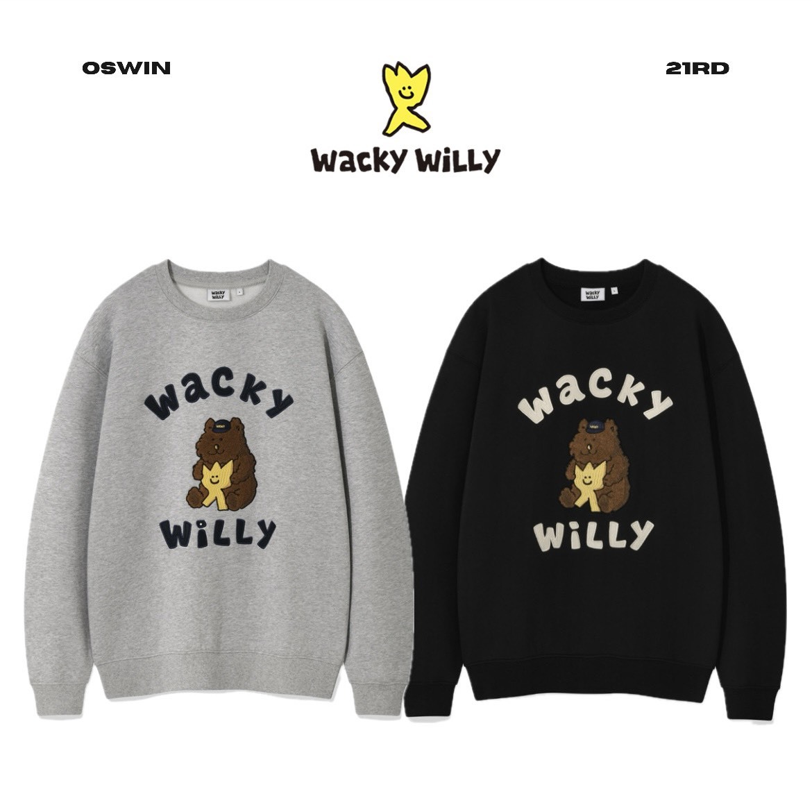 韓國 Wacky Willy 小飛人 Kiki 與朋友長袖上衣