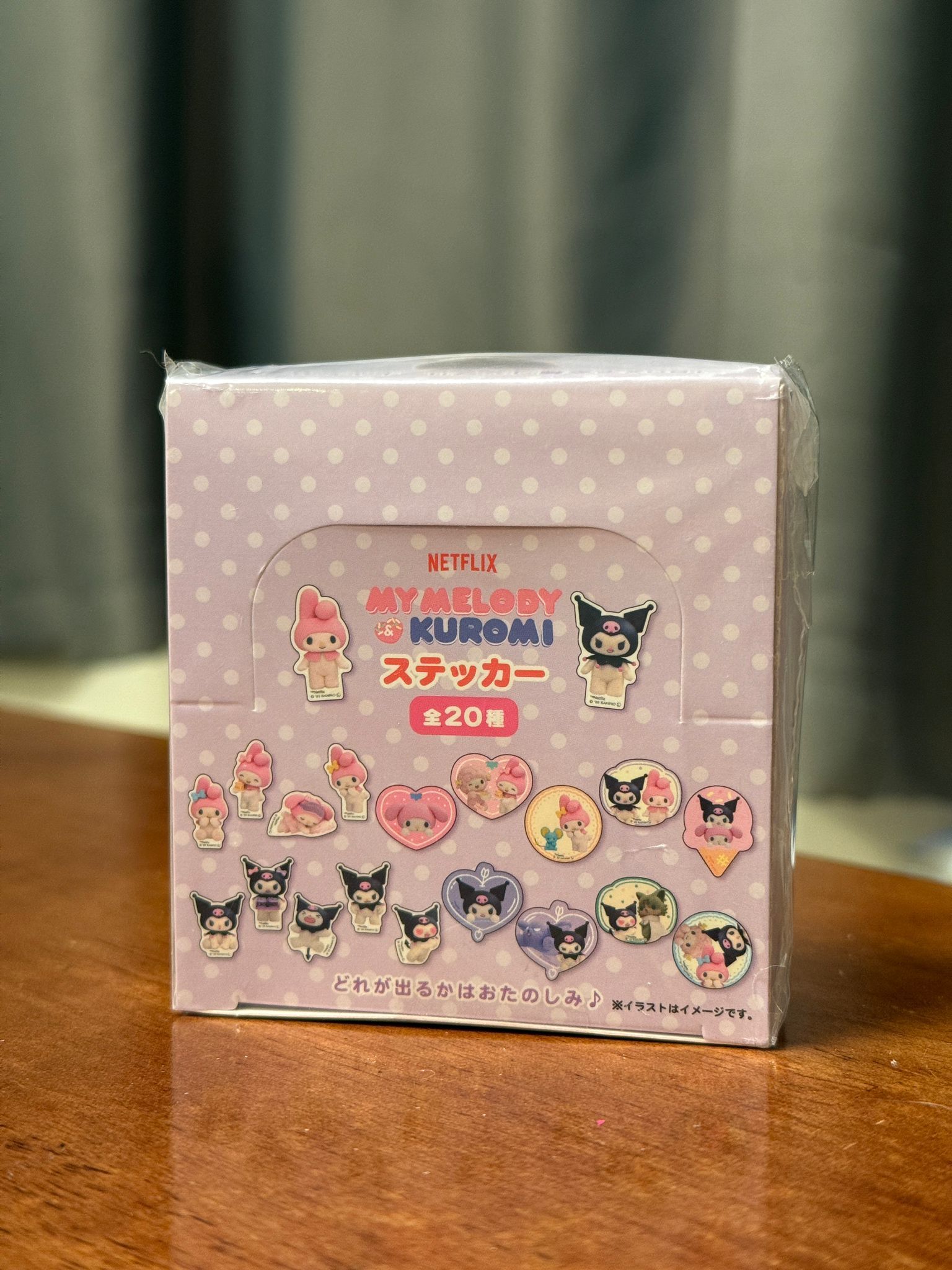 日本限定，NETFLIX My Melody & Kuromi 神秘盲盒貼紙（共20款）