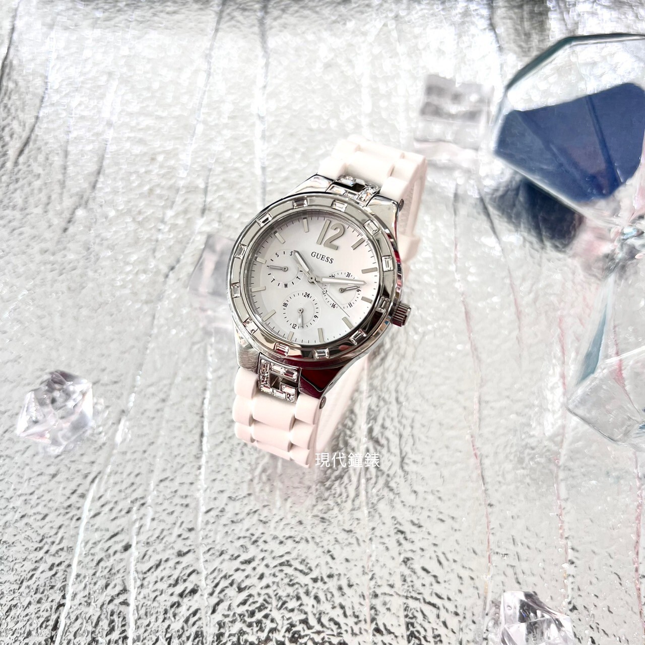 【Guess】GUESS 時尚三眼女錶 GWW10615L1 38mm  現代鐘錶